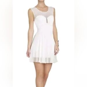 NWT BCBGMaxAzria "Miranda" Dress White Size 12